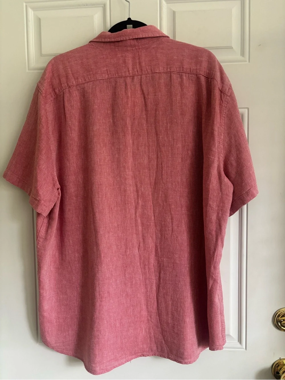 NWT J. Crew Men's Short Sleeve Button-Up Harbor Shirt, Size XXL